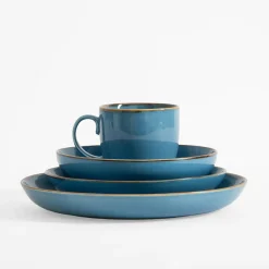 Porcelana Bogucice Talerz obiadowy RUSTIC BLUE 27 cm