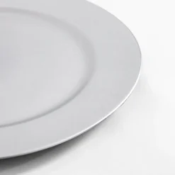 Patery Dekoracyjne|inny Talerz ozdobny podtalerz srebrny 33 cm