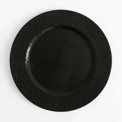 Patery Dekoracyjne|inny Talerz ozdobny podtalerz czarny 33 cm