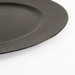 Patery Dekoracyjne|inny Talerz ozdobny podtalerz czarny 33 cm