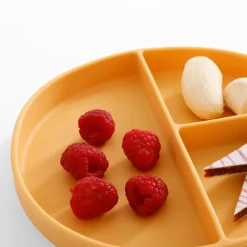 Filiżanki I Spodki|Talerze|inny Talerz silikonowy z 3 komorami 20,5 CM MIX