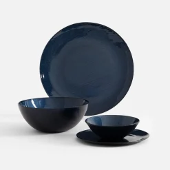 Talerze|inny Talerz szklany granatowy 21 cm