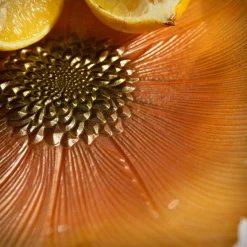 inny Talerz szklany kwiat 21 cm