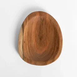 inny Talerz z drewna akacjowego 16x13 cm
