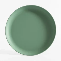 inny Talerz z melaminy zielony 21 cm