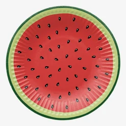 Paw Talerze papierowe WATERMELON 18 cm, 8 sztuk