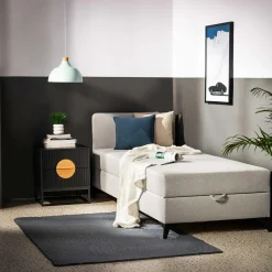 Sofy|Tapczany|inny Tapczan młodzieżowy jasnoszary SIBI 90x200 cm