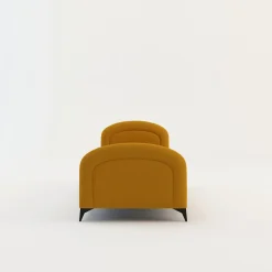 Sofy|Tapczany|inny Tapczan młodzieżowy musztardowy PING 90x200 cm