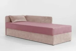 Sofy|Tapczany|Milo Tapczan młodzieżowy różowy OPEN