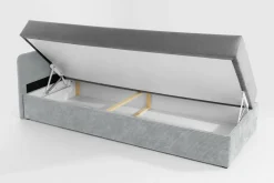 Sofy|Tapczany|Milo Tapczan młodzieżowy szaro-żółty OPEN