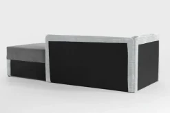 Sofy|Tapczany|Milo Tapczan młodzieżowy szaro-żółty OPEN