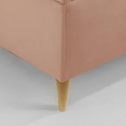 Dzieci Tapczan narożny brzoskwiniowy MARIO 90x200 cm