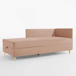 Dzieci Tapczan narożny brzoskwiniowy MARIO 90x200 cm