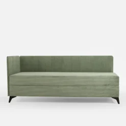 Dzieci Esteti Tapczan narożny jasnozielony IBIS 90x200 cm