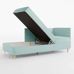 Sofy|Tapczany| Tapczan narożny miętowy MARIO 90x200 cm