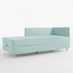 Sofy|Tapczany| Tapczan narożny miętowy MARIO 90x200 cm