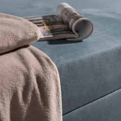 Sofy|Tapczany| Tapczan narożny szaroniebieski MARIO 90x200 cm