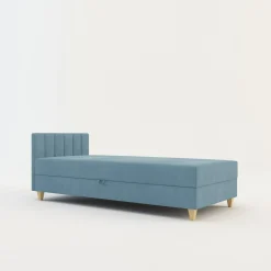 Dzieci inny Tapczan niebieski z pojemnikiem JAŚ 90x200 cm