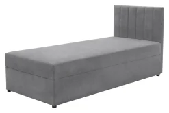 Sofy|Tapczany|Mavik Tapczan szary z pojemnikiem TONY 90x200 cm