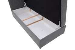 Sofy|Tapczany|Mavik Tapczan szary z pojemnikiem TONY 90x200 cm