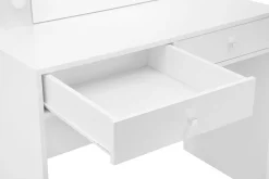 Toaletki I Konsole| Toaletka z lustrem i oświetleniem biała