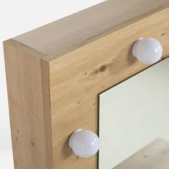 Toaletki I Konsole| Toaletka z oświetleniem EMMA dąb artisan