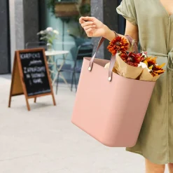 ROTHO Torba na zakupy MULTIBAG różowa 25 l