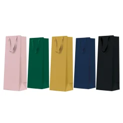 Paw Torba prezentowa BOTTLE MONOCOLOR DARK MIX 37 cm