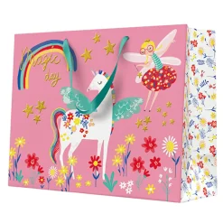 Pakowanie Prezentów|Paw Torba prezentowa FAIRY UNICORN 33,5x26,5 cm