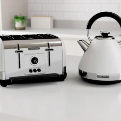 Małe Agd|Tostery|MORPHY RICHARDS Toster na 4 kromki biały VENTURE