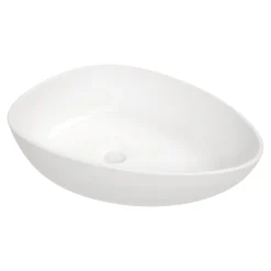 Deante Umywalka ceramiczna nablatowa biała ALPINIA 47 cm