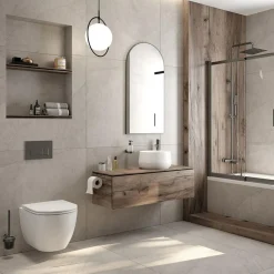 Deante Umywalka ceramiczna nablatowa biała ARNIKA 35,3 cm