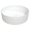Deante Umywalka ceramiczna nablatowa biała ROUND 40 cm