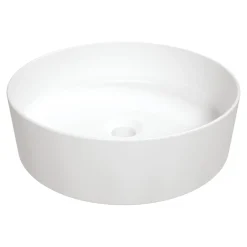 Deante Umywalka ceramiczna nablatowa biała ROUND 40 cm