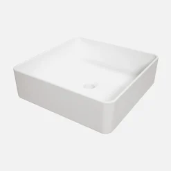 Umywalki I Baterie|Umywalki I Baterie|Deante Umywalka ceramiczna nablatowa biała SQUERE 40,5 cm