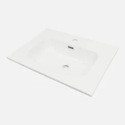 Umywalki I Baterie|Umywalki I Baterie|Deante Umywalka ceramiczna wpuszczana w blat TUBO 60 cm