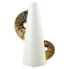 Wazon abstrakcyjny biało-złoty 20 cm