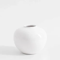 inny Wazon biały okrągły 14 cm