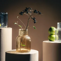 Wazony|Domex Wazon brązowy IRYS 12,5x20,5 cm