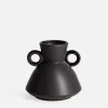inny Wazon ceramiczny czarny 15 cm