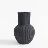 inny Wazon ceramiczny czarny 19,8 cm