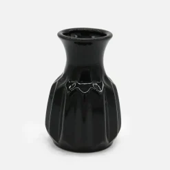 Wazony|inny Wazon ceramiczny czarny 12 cm