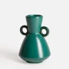 inny Wazon ceramiczny zielony 20 cm