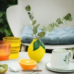 Wazony|inny Wazon dekoracyjny wzór cytryny 11 cm