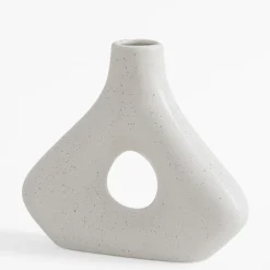 Wazony|inny Wazon geometryczny biały 20 cm