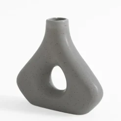 Wazony|inny Wazon geometryczny szary 20 cm