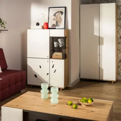 Wazony|inny Wazon geometryczny zielony 18 cm