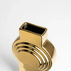 inny Wazon geometryczny złoty 28 cm