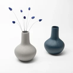 inny Wazon matowy niebieski 20 cm