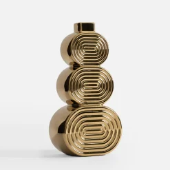 inny Wazon modernistyczny złoty 30 cm